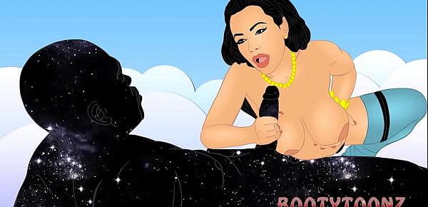  Lisa Ann fucks the galaxy. big ass milf pawg interracial cartoon